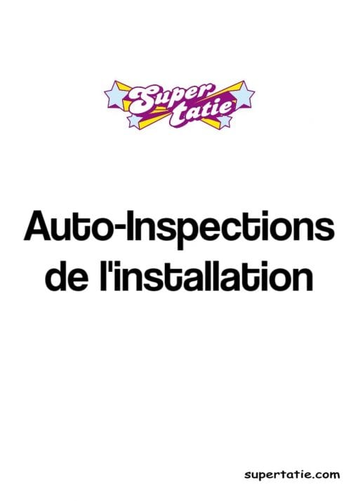 Auto-inspection de l'installation