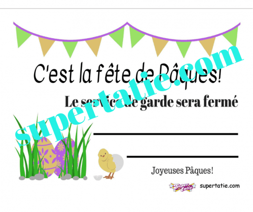 Affiche La fête de Pâques