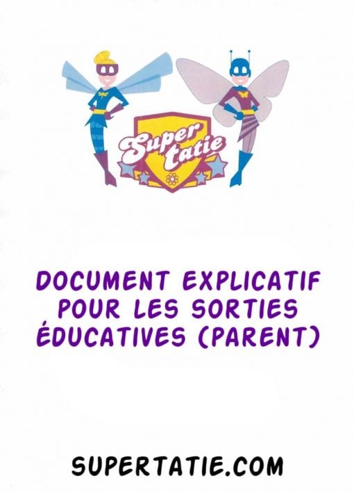 Document explicatif pour les sorties éducatives (parent)