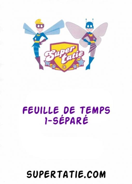 Feuille de temps 1-séparé