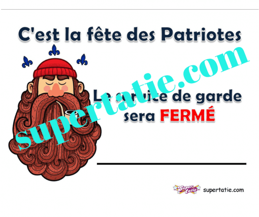 Affiche Fête des Patriotes