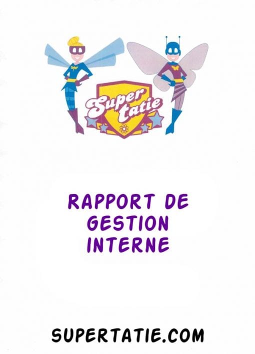 Rapport de gestion interne